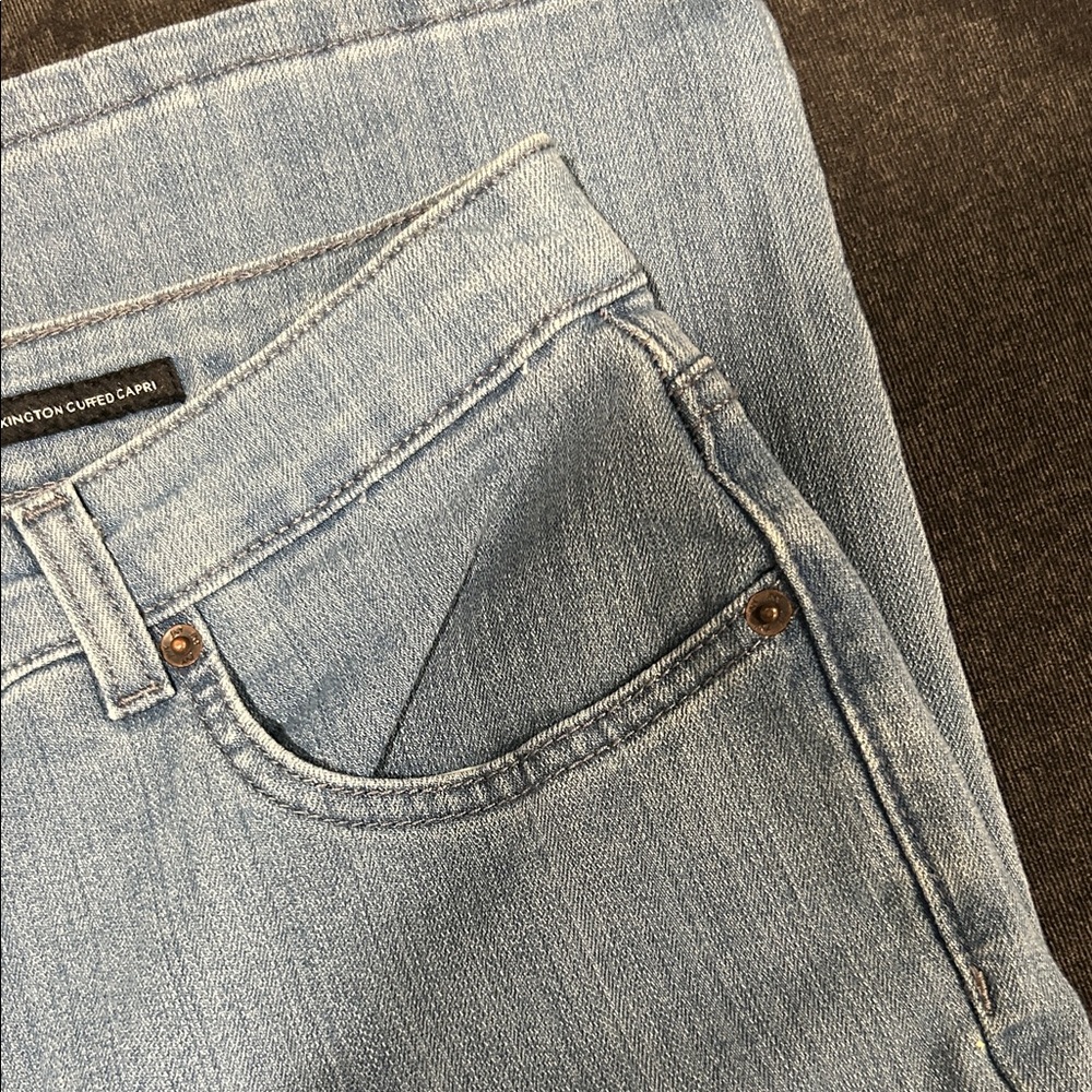 Jones New York Light Blue Straight Leg Jeans - Picture 4 of 7